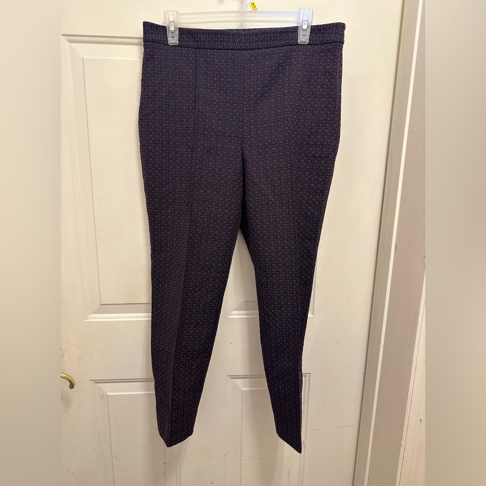 Ann Taylor Blue/Red trouser pant size 10